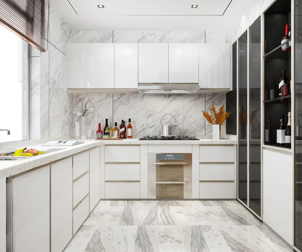 Como fazer decoração de cozinha pequena com eletrodomésticos 6 Cozinha Pequena